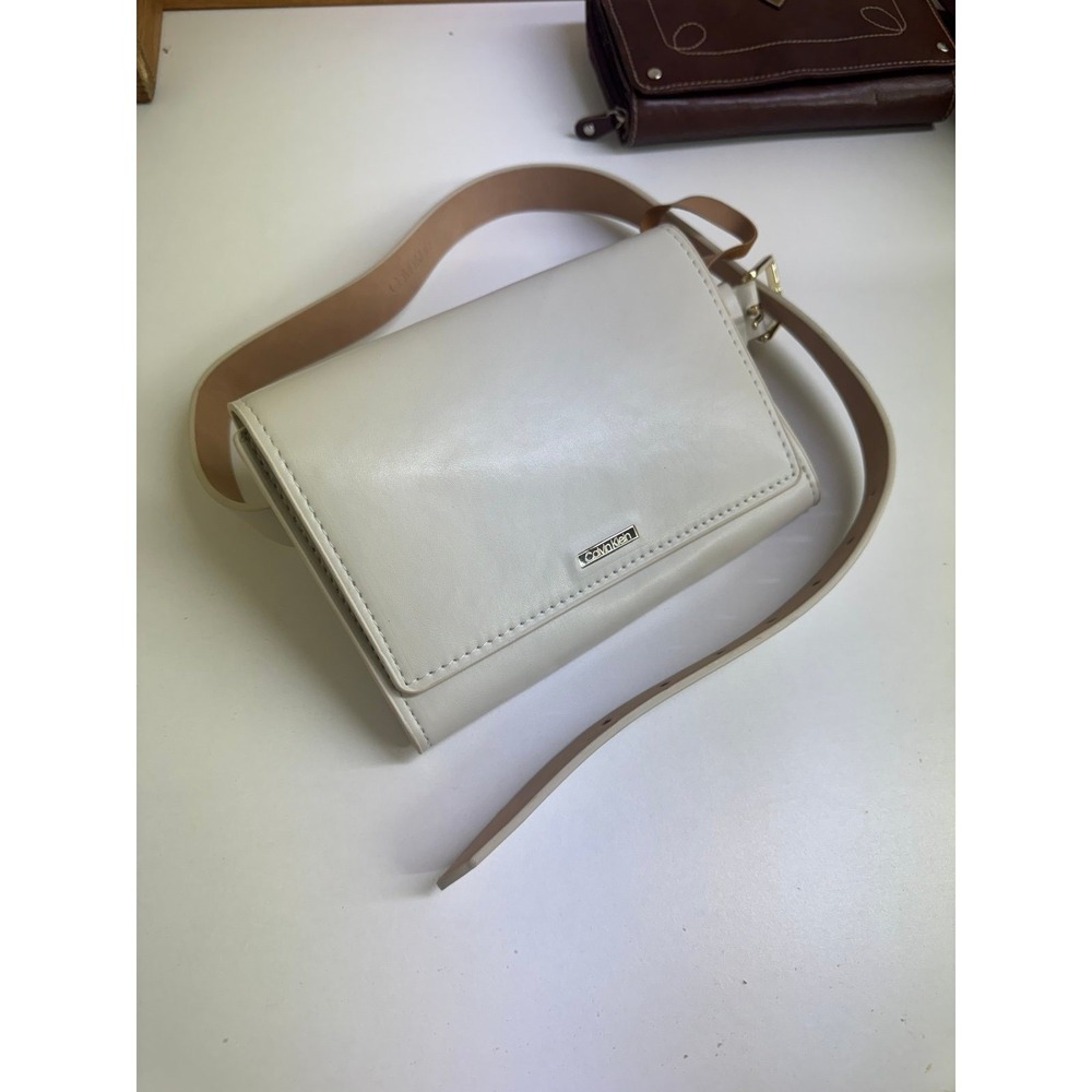 Calvin Klein Off White Belt Bag